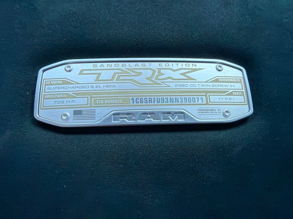 Used 2022 RAM 1500 TRX w/ TRX Level 2 Equipment Group AWD/4WD image 60