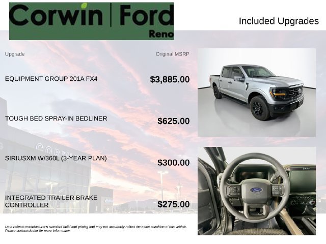 Certified 2026 Ford F150 STX w/ Equipment Group 201A FX4 AWD/4WD image 3