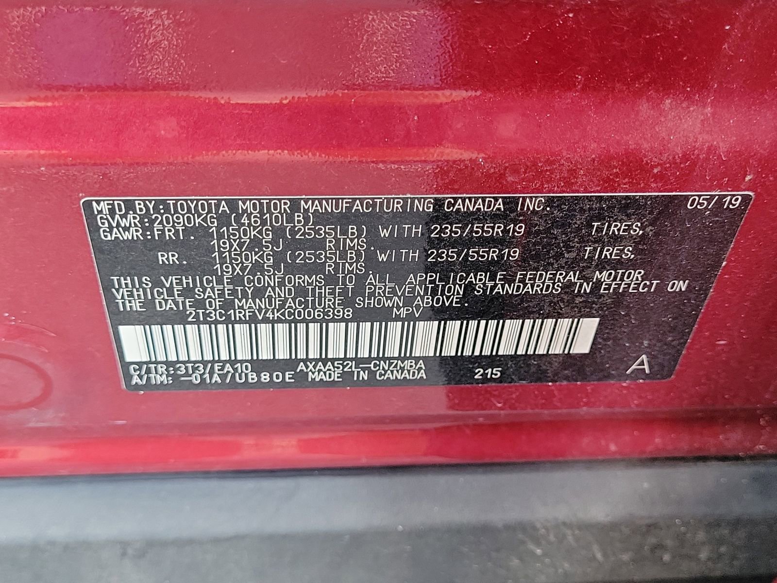Used 2019 Toyota RAV4 XLE Premium FWD image 32