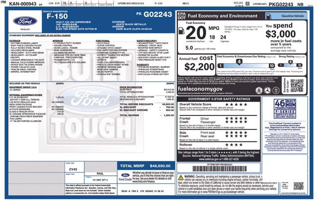 Certified 2023 Ford F150 XL w/ XL Chrome Appearance Package image 4