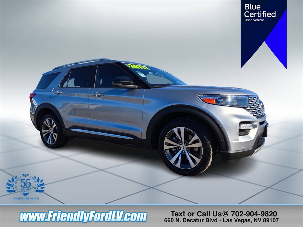 Certified 2020 Ford Explorer Platinum w/ Premium Technology Package