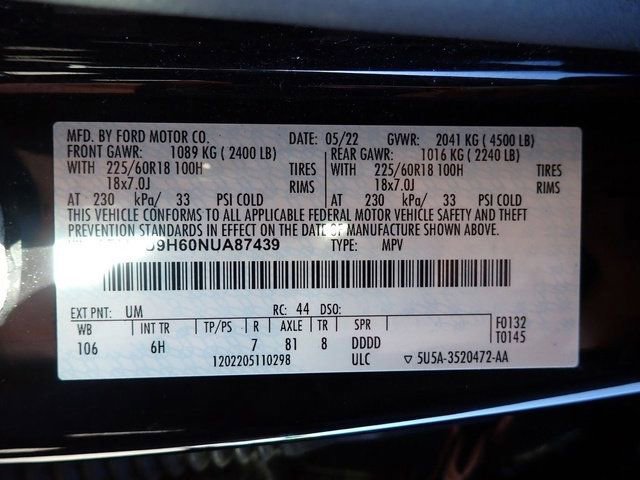 Certified 2022 Ford Escape SEL w/ Technology Package image 13