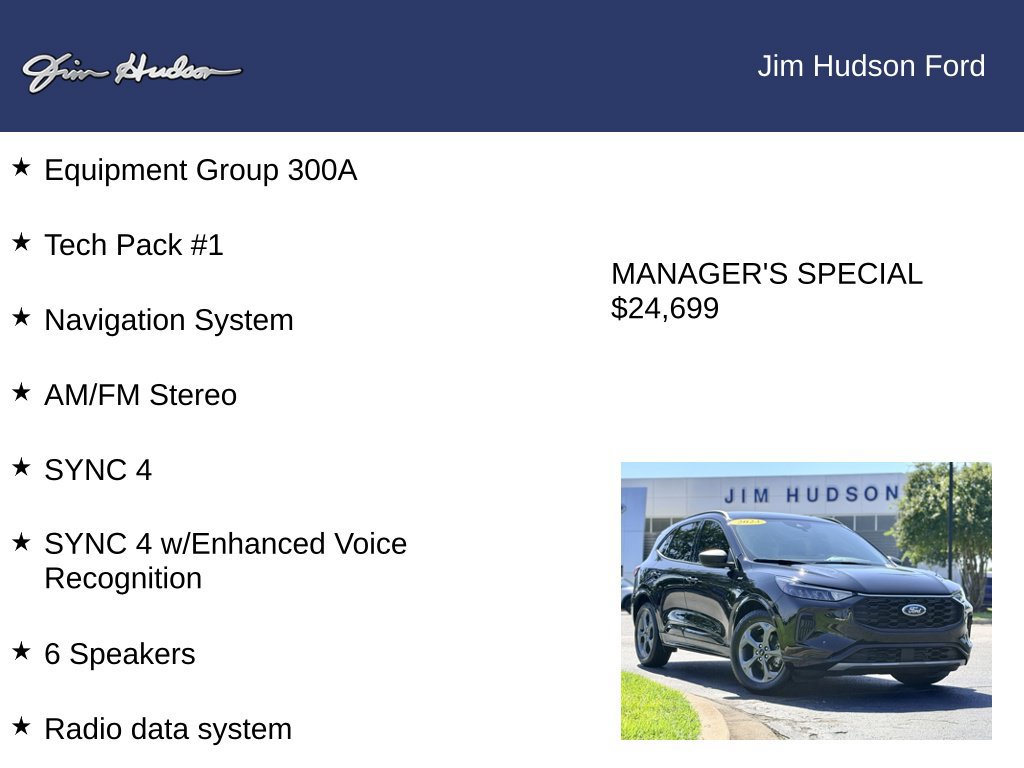 Certified 2023 Ford Escape ST-Line w/ Tech Pack #1 FWD image 12