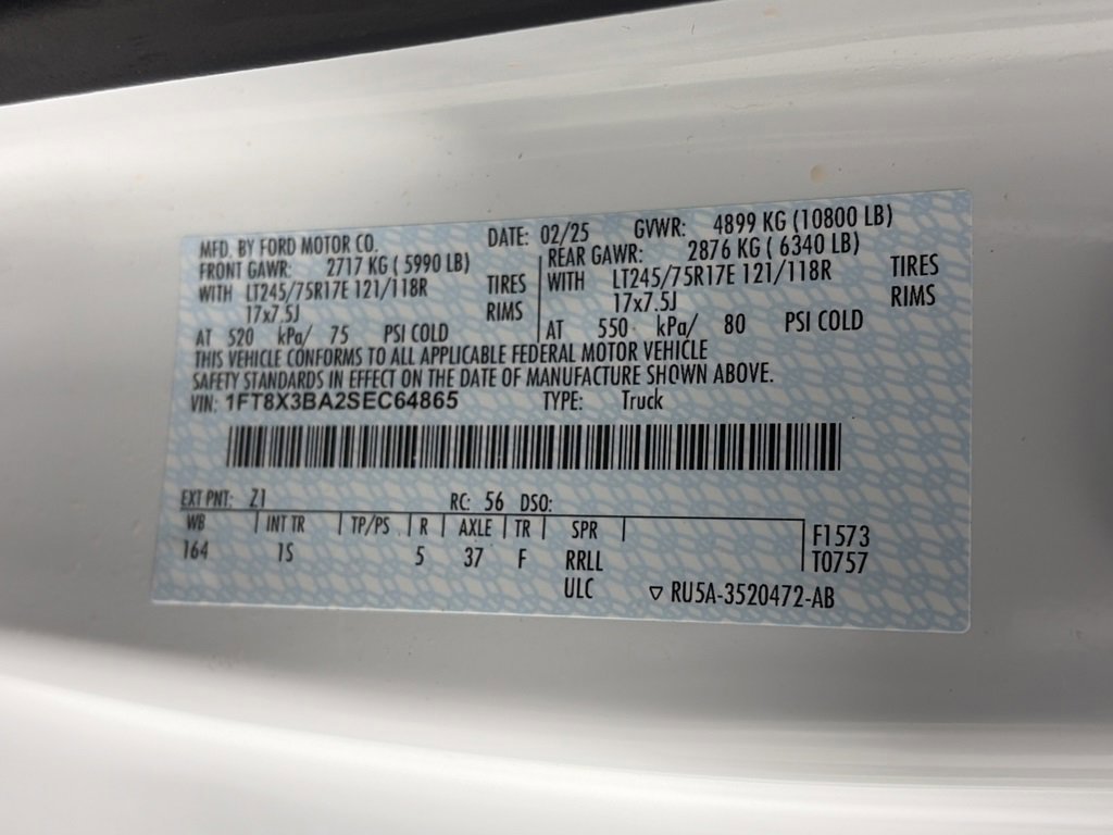 Certified 2025 Ford F350 XL w/ Snow Plow Prep Package image 9