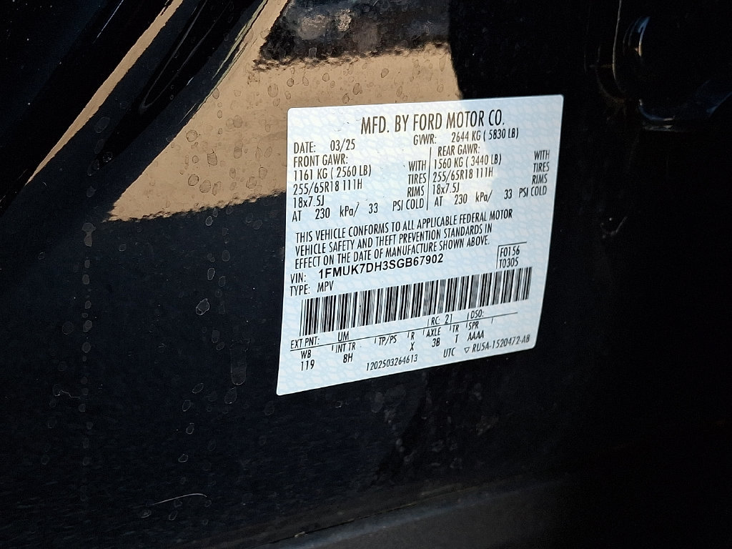 Certified 2025 Ford Explorer Active RWD image 25