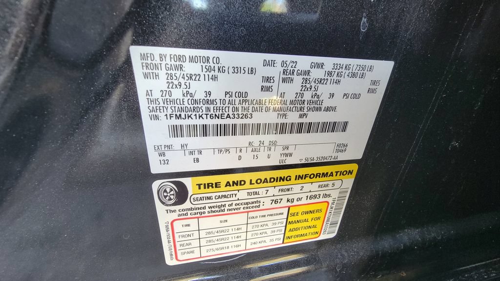 Certified 2022 Ford Expedition Max Limited RWD image 12
