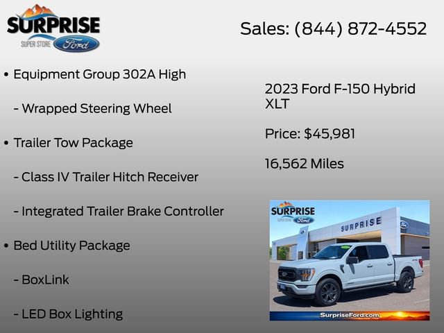 Certified 2023 Ford F150 XLT w/ Equipment Group 302A High AWD/4WD image 20