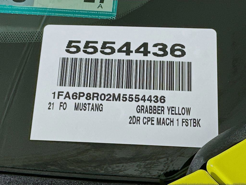 Certified 2021 Ford Mustang Mach 1 RWD image 23