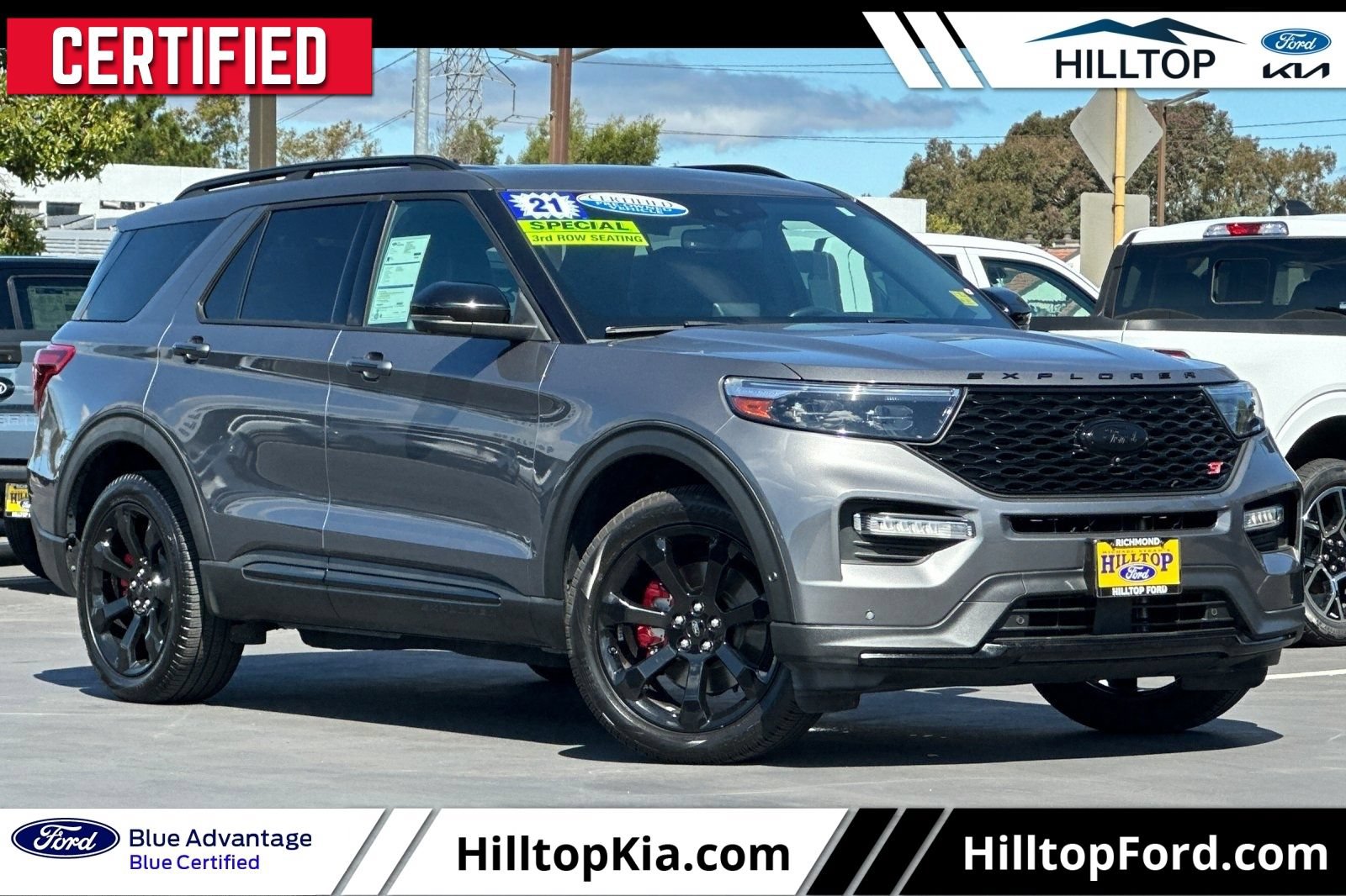 Certified 2021 Ford Explorer ST w/ Equipment Group 401A