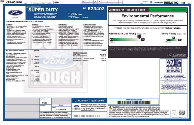 Certified 2024 Ford F250 Lariat w/ Sport Appearance Package AWD/4WD image 24