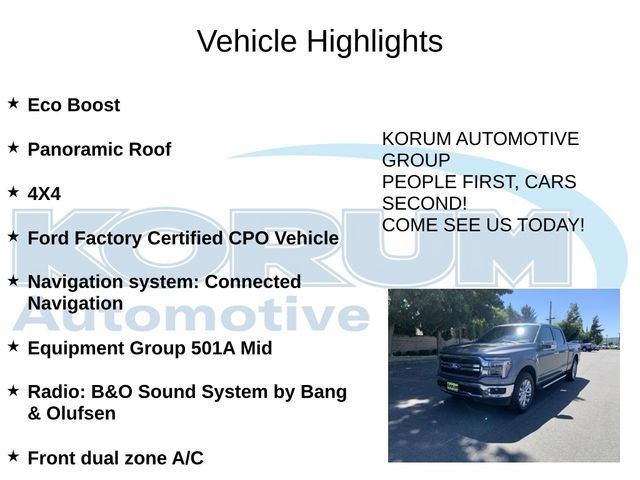 Certified 2025 Ford F150 Lariat AWD/4WD image 4