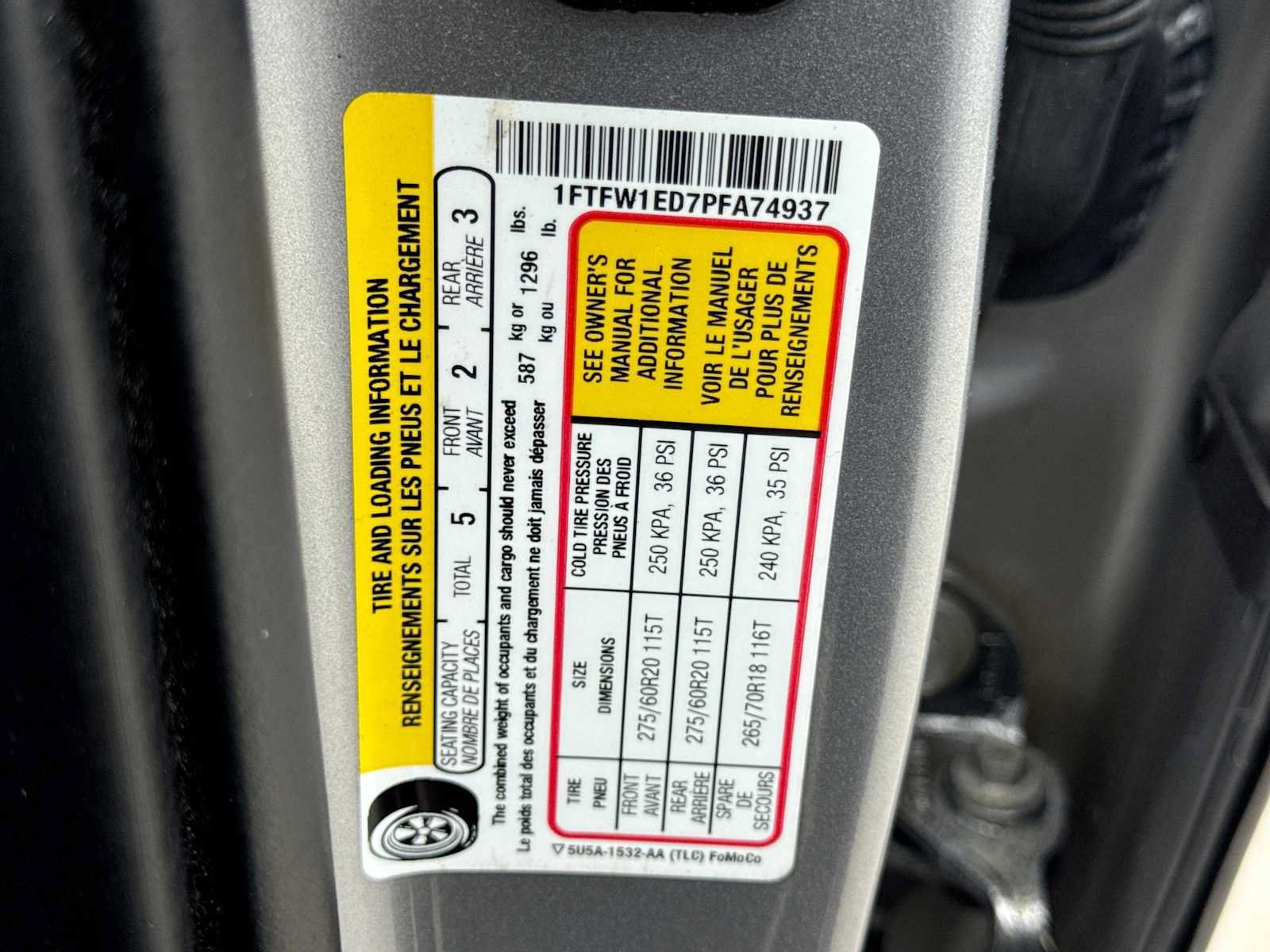 Certified 2023 Ford F150 Platinum w/ FX4 Off-Road Package AWD/4WD image 37