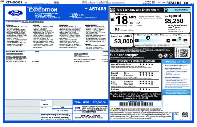 Certified 2024 Ford Expedition Limited AWD/4WD image 40