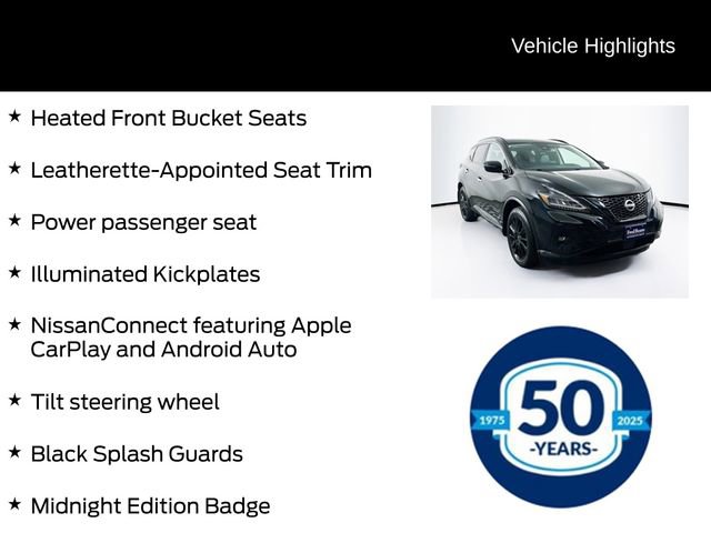 Used 2024 Nissan Murano SV w/ SV Midnight Edition Package image 11