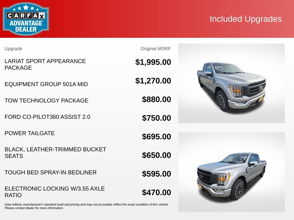 Certified 2021 Ford F150 Lariat AWD/4WD image 14
