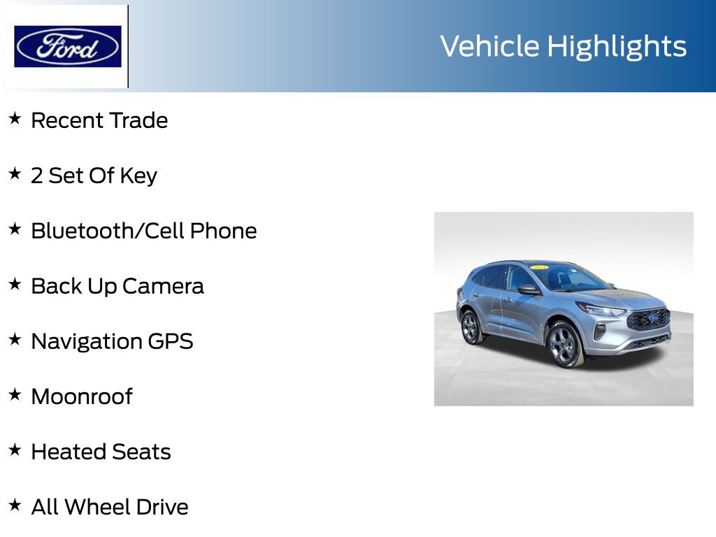 Certified 2024 Ford Escape ST-Line w/ Tech Pack #1 AWD/4WD image 8