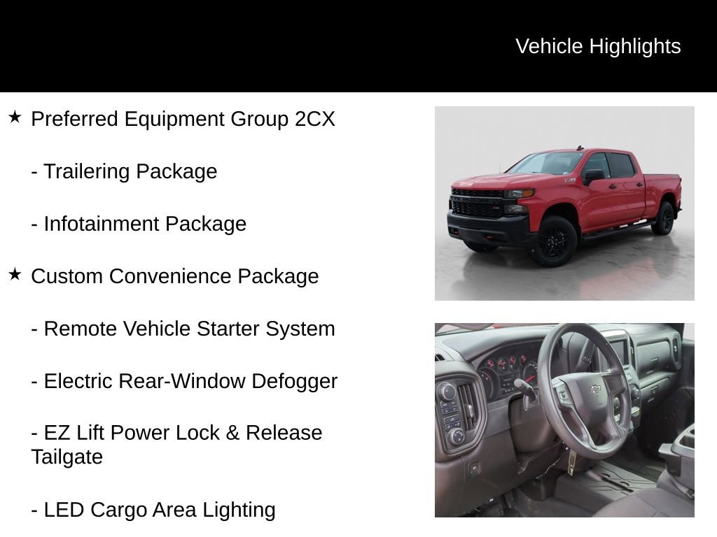 Used 2021 Chevrolet Silverado 1500 Custom Trail Boss image 21