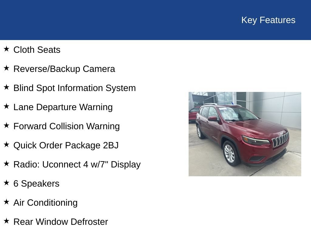 Used 2021 Jeep Cherokee Latitude FWD image 29