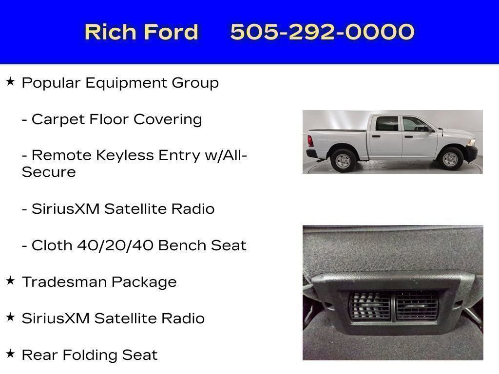 Used 2023 RAM 1500 Tradesman w/ Popular Equipment Group RWD image 98