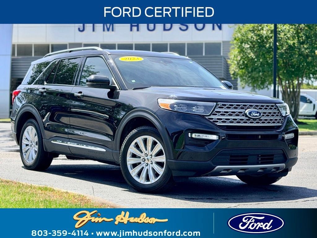 Certified 2023 Ford Explorer Limited w/ Limited Technology Package AWD/4WD image 1