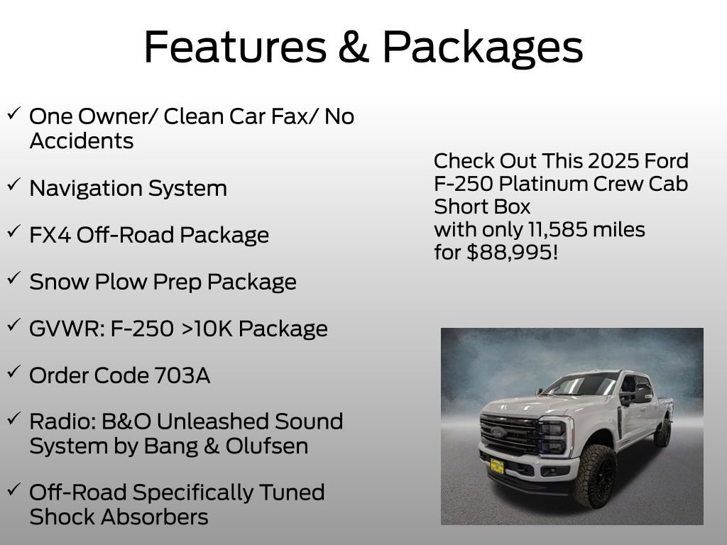 Certified 2025 Ford F250 Platinum AWD/4WD image 4