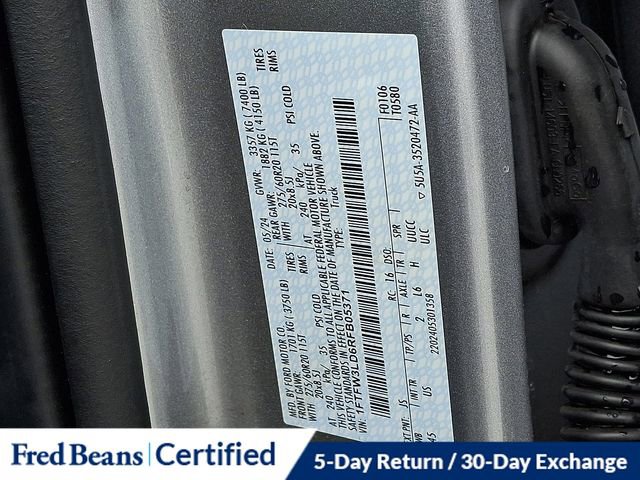 Certified 2024 Ford F150 XLT w/ Equipment Group 302A MID image 28