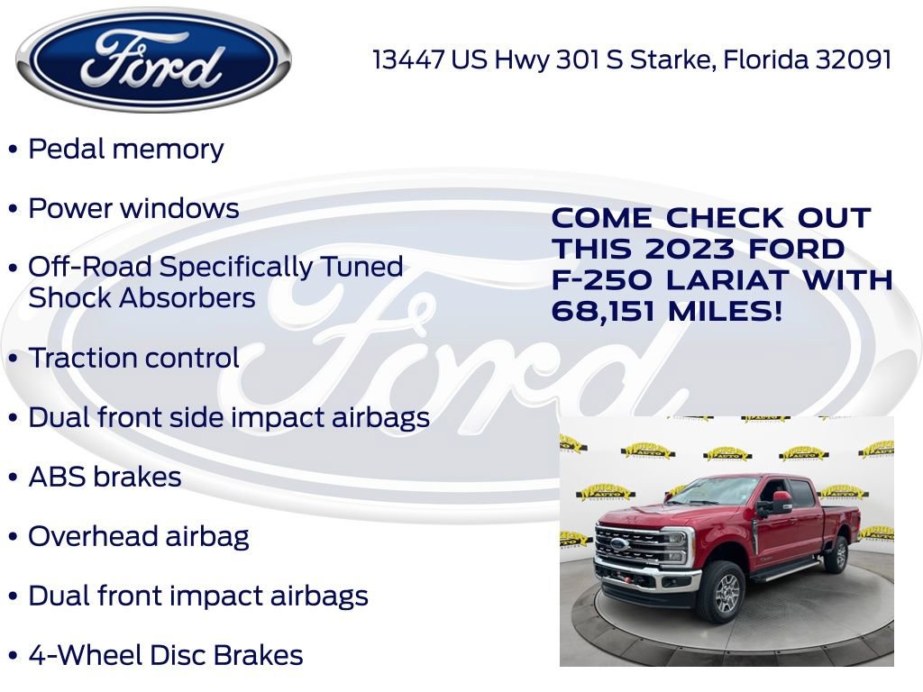 Certified 2023 Ford F250 Lariat w/ FX4 Off-Road Package AWD/4WD image 32