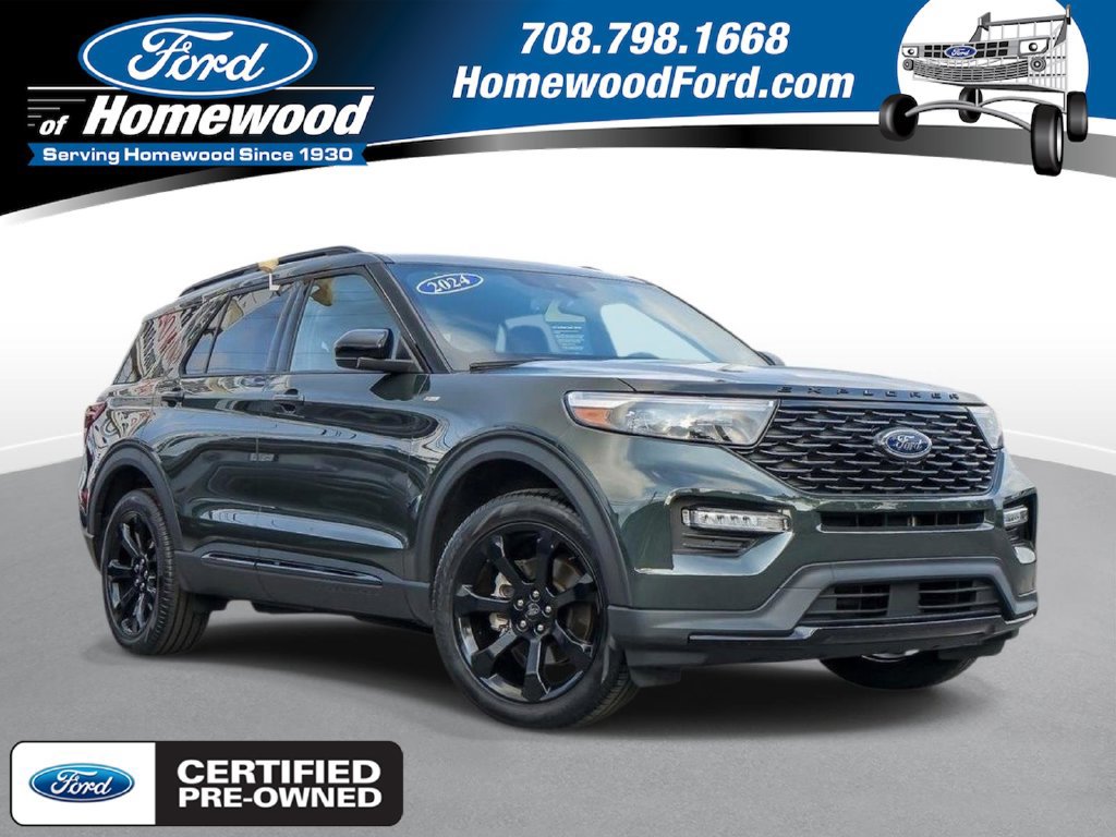 Certified 2024 Ford Explorer ST-Line w/ Class IV Trailer Tow Package