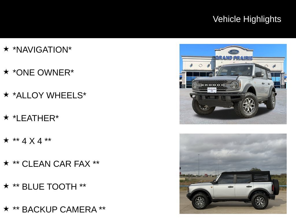 Certified 2024 Ford Bronco Badlands AWD/4WD image 4