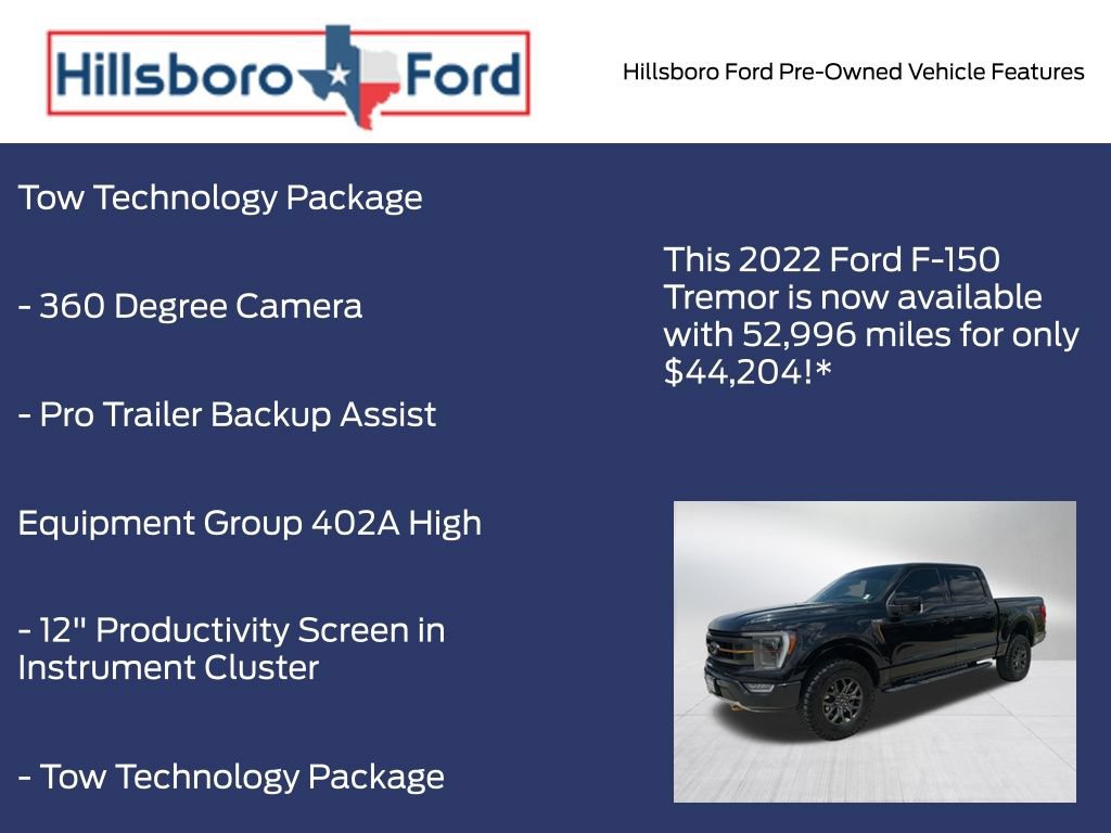 Certified 2022 Ford F150 Tremor w/ Equipment Group 402A High AWD/4WD image 3