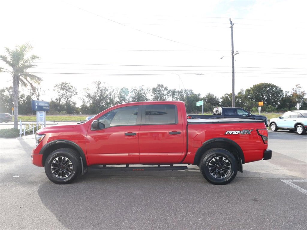 Used 2021 Nissan Titan PRO-4X w/ Off Road Protection Package image 2