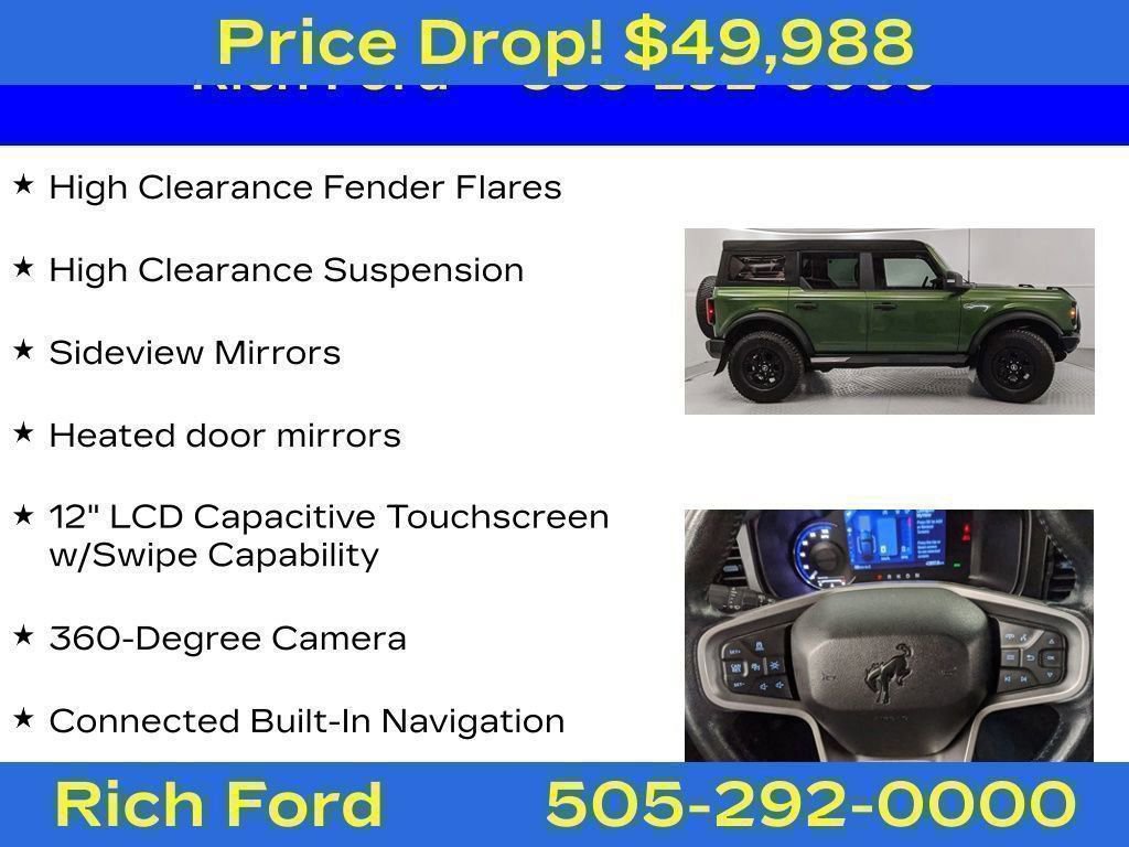 Certified 2023 Ford Bronco Wildtrak AWD/4WD image 98