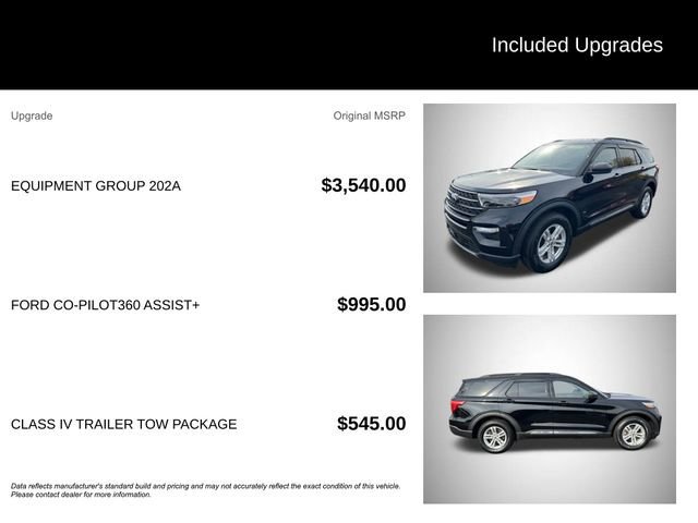 Certified 2022 Ford Explorer XLT w/ Equipment Group 202A image 2