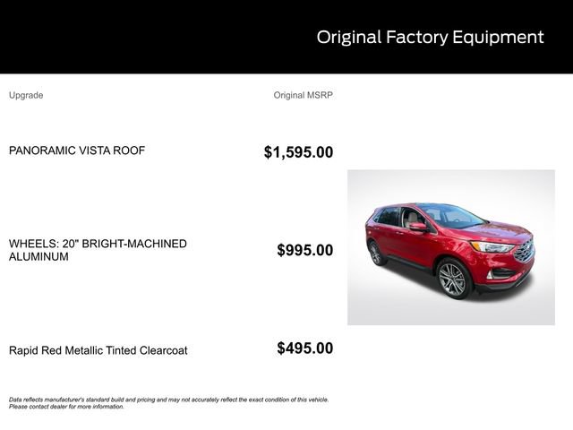 Certified 2024 Ford Edge Titanium AWD/4WD image 10