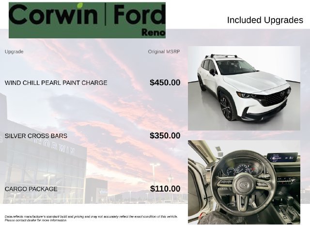 Used 2024 MAZDA CX-50 AWD 2.5 S w/ Cargo Package image 3