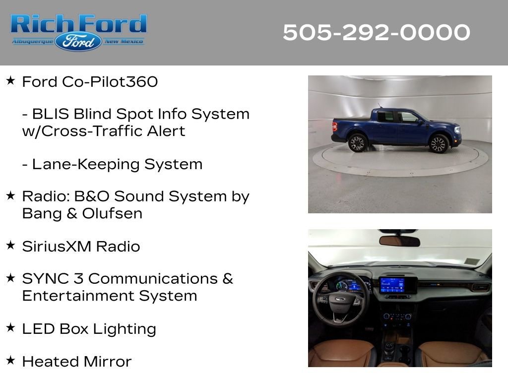 Certified 2023 Ford Maverick Lariat w/ Lariat Luxury Package image 31