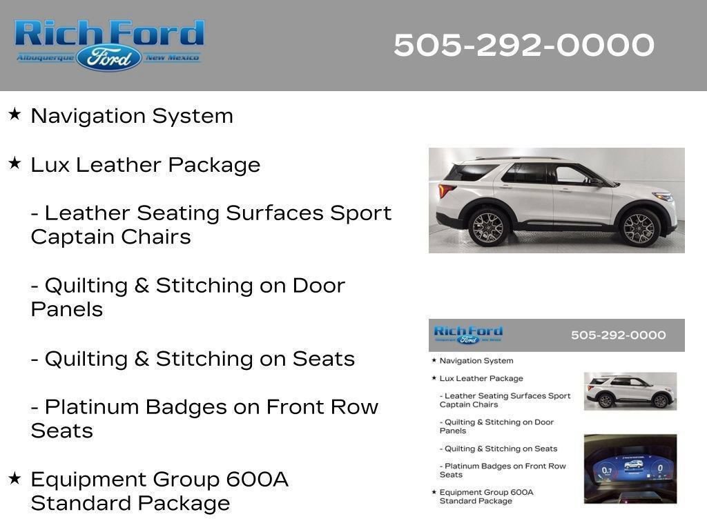 Certified 2025 Ford Explorer Platinum w/ Ultimate Package AWD/4WD image 23