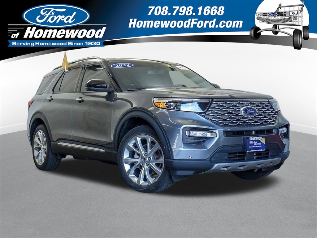 Certified 2022 Ford Explorer Platinum w/ Equipment Group 601A