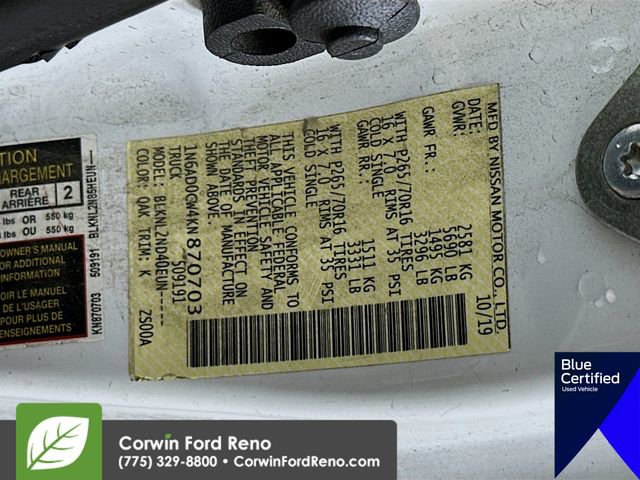Used 2019 Nissan Frontier SV AWD/4WD image 33