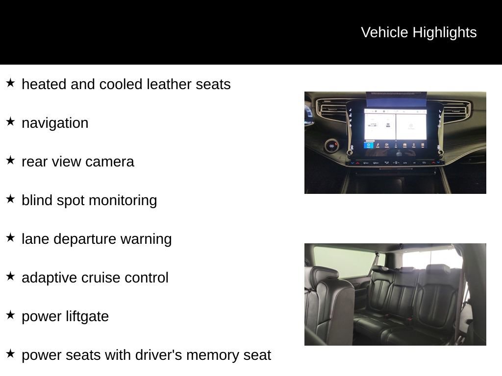 Used 2024 Jeep Wagoneer L Series II w/ Flexible Seating Group AWD/4WD image 10