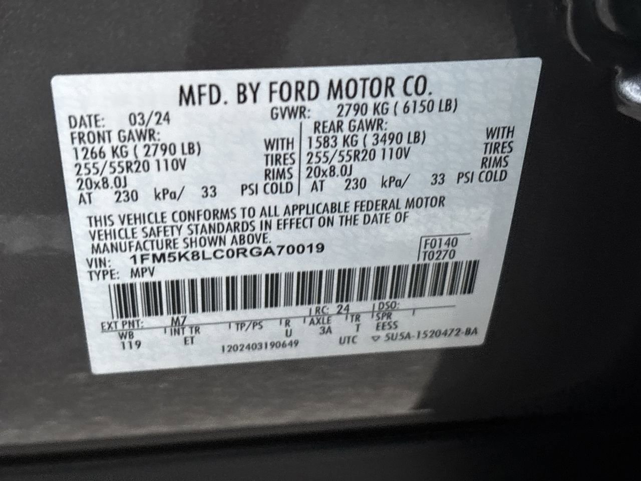 Certified 2024 Ford Explorer King Ranch w/ Technology Package image 43