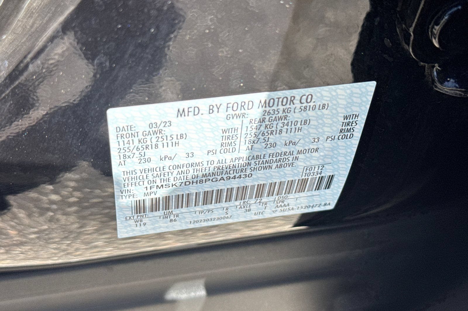 Certified 2023 Ford Explorer XLT RWD image 33