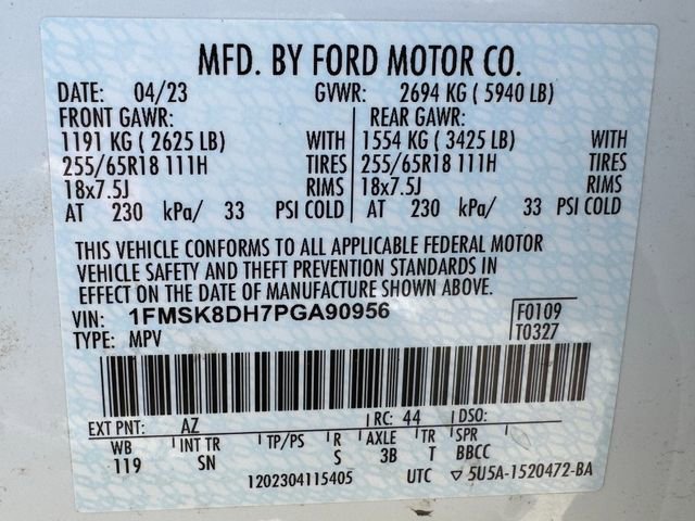 Certified 2023 Ford Explorer XLT w/ Equipment Group 202A AWD/4WD image 29