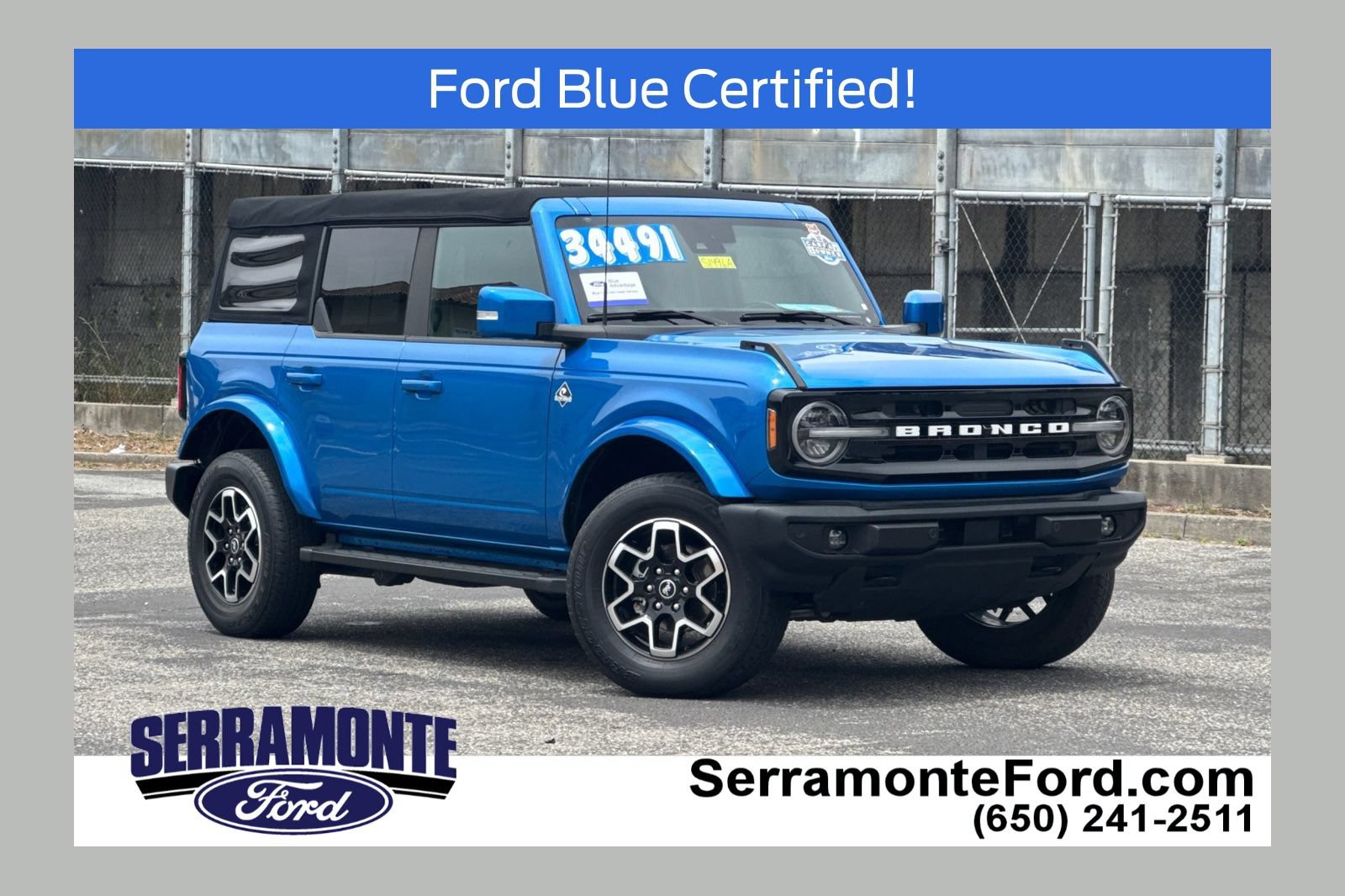Certified 2021 Ford Bronco Outer Banks AWD/4WD image 1