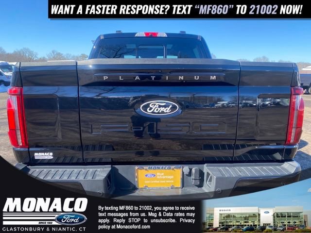 Certified 2024 Ford F150 Platinum w/ Equipment Group 702A High image 4
