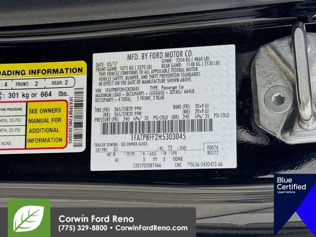 Certified 2017 Ford Mustang GT Premium w/ Equipment Group 401A image 35