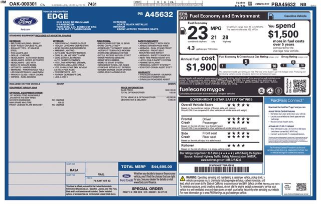 Certified 2023 Ford Edge Titanium image 4