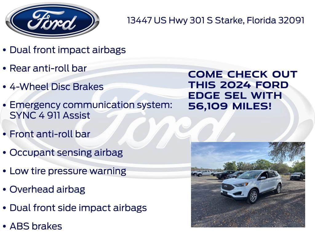 Certified 2024 Ford Edge SEL AWD/4WD image 22