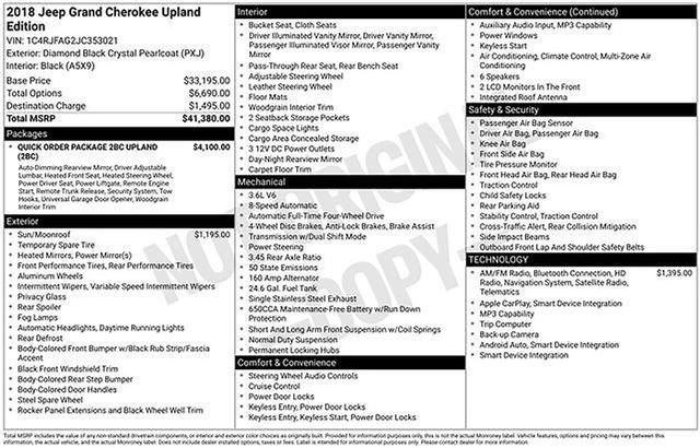 Used 2018 Jeep Grand Cherokee Laredo AWD/4WD image 14