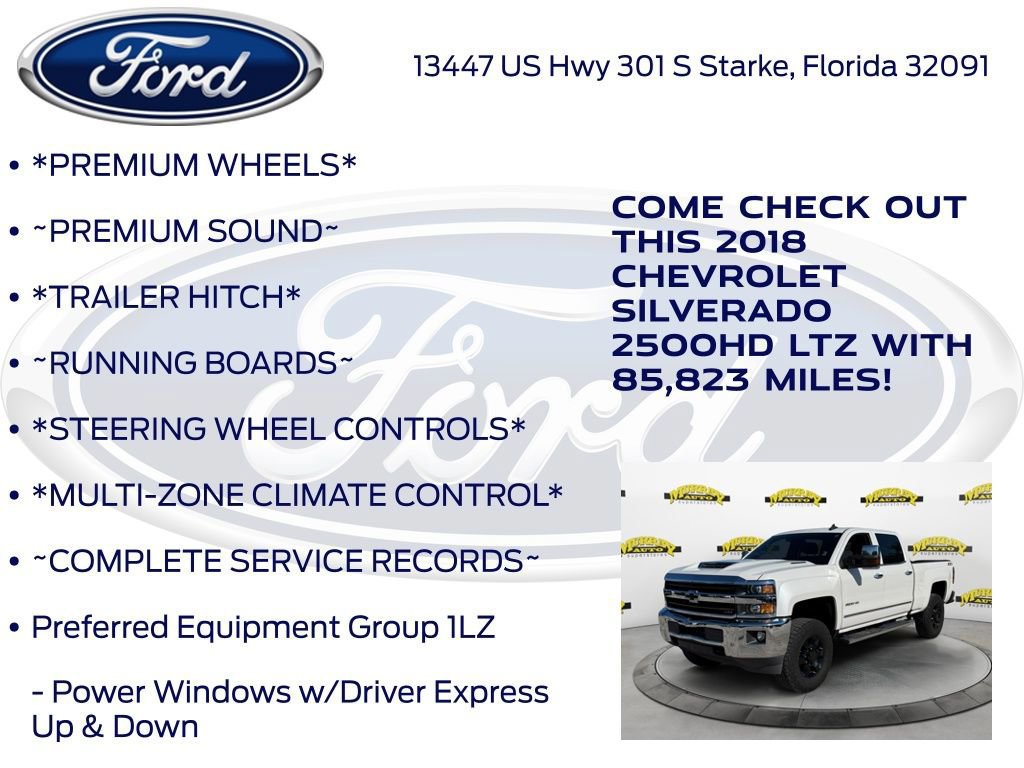 Used 2018 Chevrolet Silverado 2500 LTZ w/ Duramax Plus Package image 15